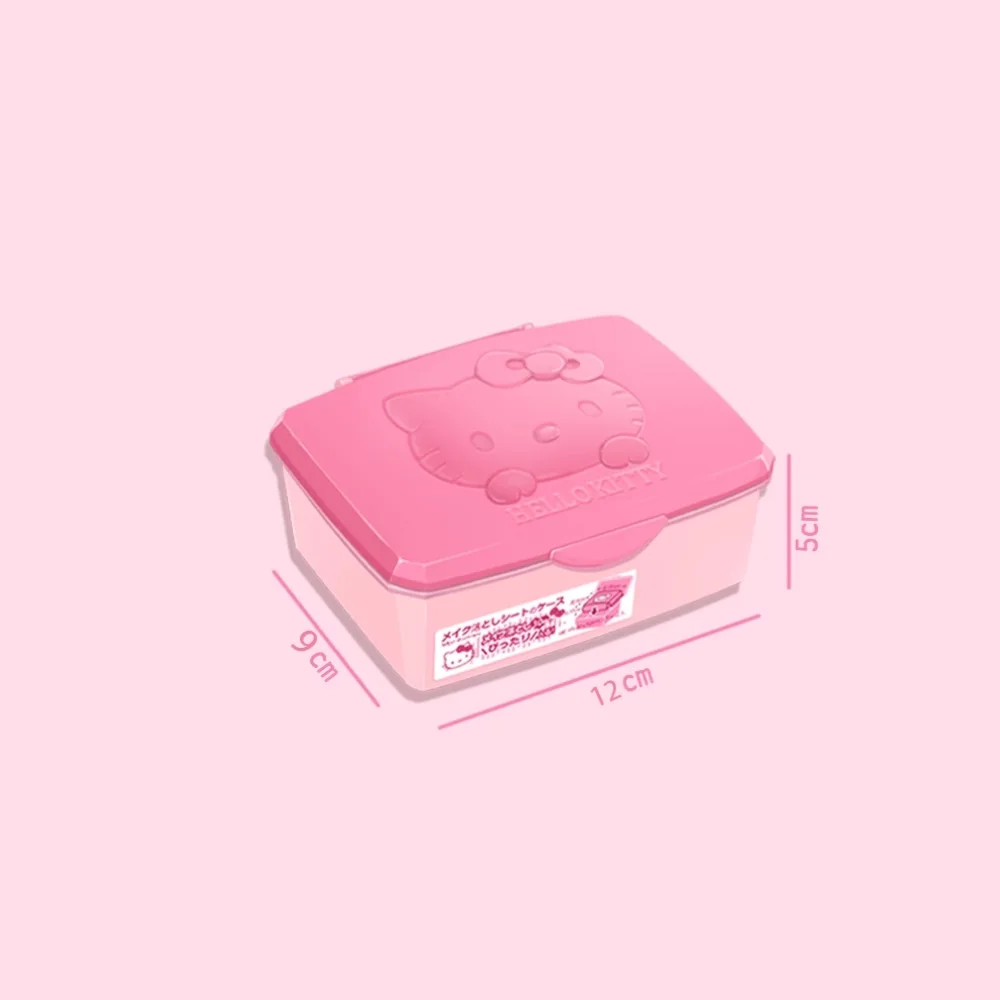 Hot Selling Kawaii Cartoon HelloKitty Melody Desktop Rommel Opbergdoos Leuke Meisjes Lippenstift Multifunctionele Cosmetica Box Geschenken