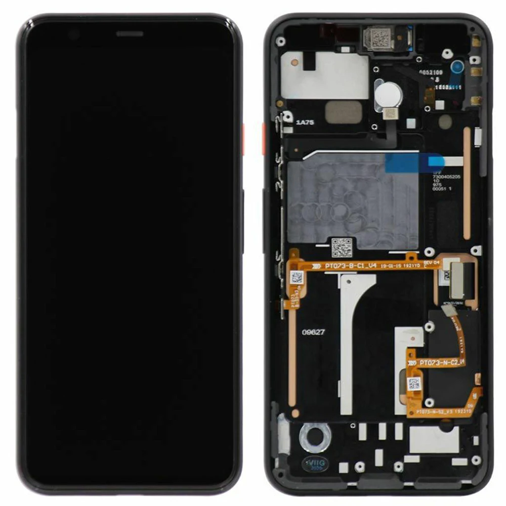 Ecran-oled-et-numeriseur-de-qualite-oem-pour-google-pixel-4-g020m-g020i-chassis-sans-logo--blanc
