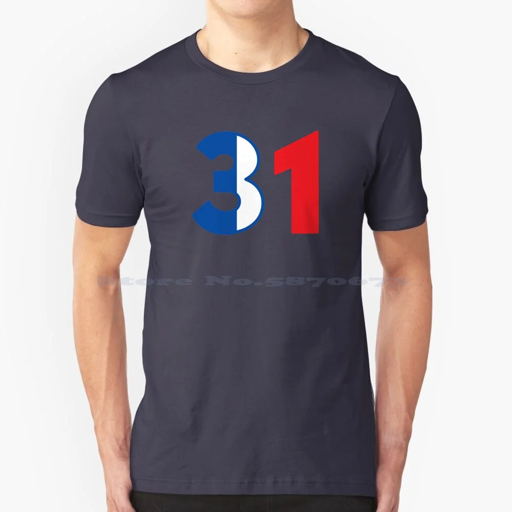 French 31 T Shirt 100% Cotton Tee 31 Thirty One France French Flag French Racing Driver French Driver Racer Frenchman Driver