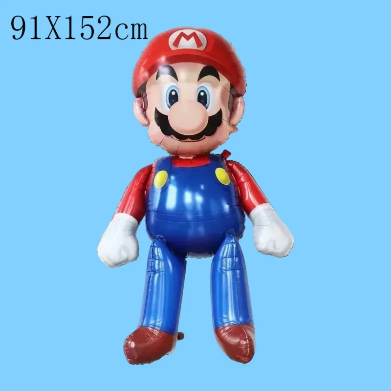 Giant New Hot Cartoon Super Mary Balloons Anime Mario Foil BalloonBaby Shower Birthday Party Decorations Kids Classic party Gift