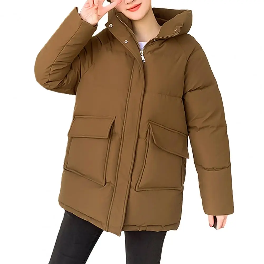 Winter Jacket Women Parka Down Jackets Warm Long Hooded Parkas 2024 New Female\'s Thick Cotton Wear Coats Puffer Jacket