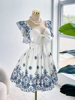 plus Size Elegant Dress Fashionable Ethnic Print Gathering Craft Stylish And Sophisticated Draped Design - Image 3