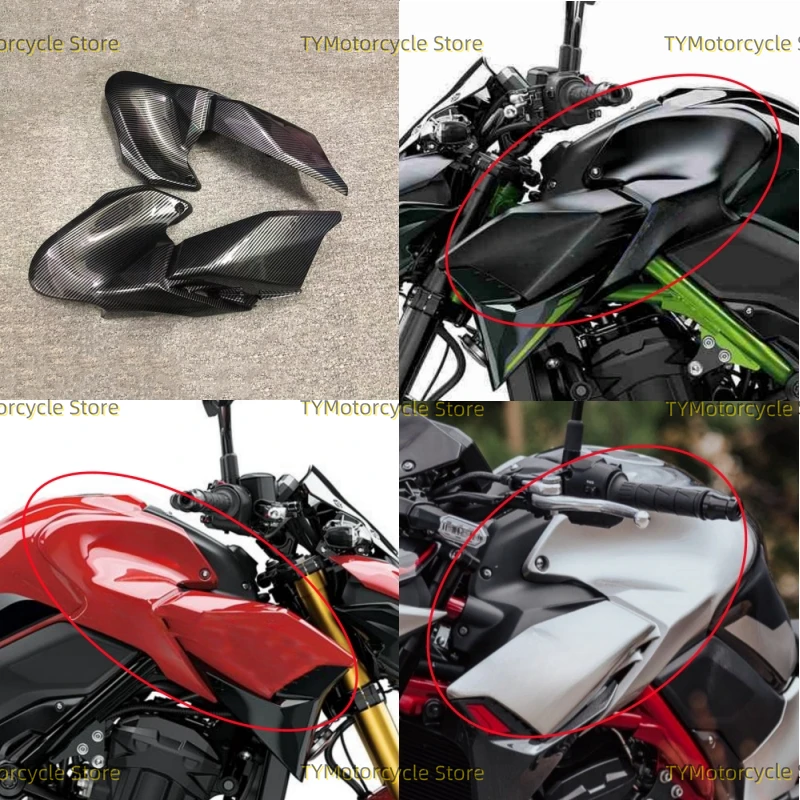 

Motorcycle Side Trim Protector Cover Gas Fuel Tank Side Panel Fairing Cowl Fit For Kawasaki Z 900 Z900 2020 2021 2022 2023 2024