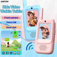 2PCS AIRITON JK300 Kids Walkie Talkie Upgrade JK200 Video Intercom More Function Easy Chatting Cute Gifts for Children Ham Radio