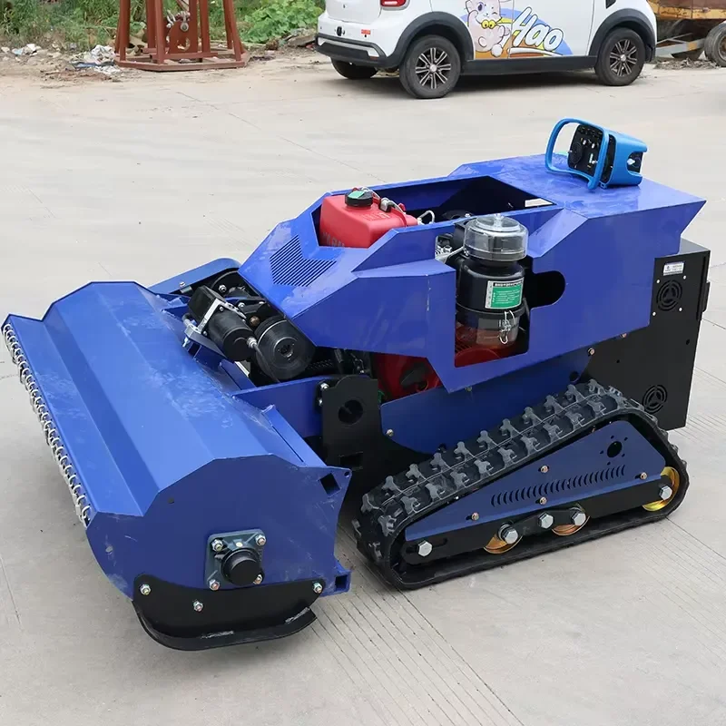 Spot Supply Tracked zero Turn Mower Remote Control Lawn Flail Mower for Heavy Industrial Grass Clearing