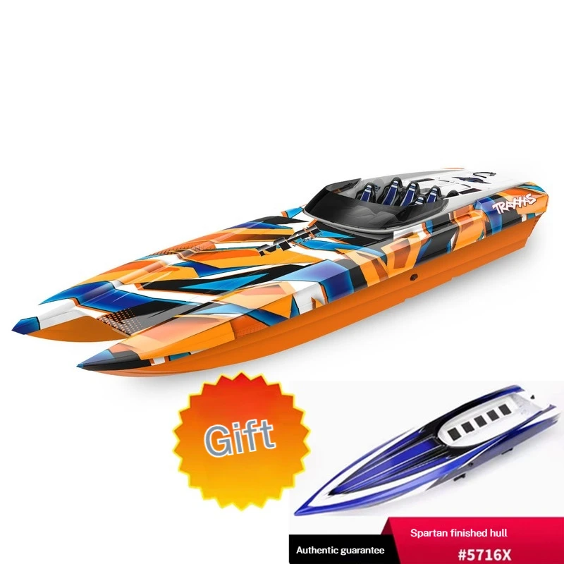 Nieuwe Rc Spot Afstandsbediening Hoge Snelheid Jet Boot Model Traxxas 1/10 Dcb-M41 40 Wide Catamaran Rtrtrtr Tsm Systeem Racing speelgoed Model