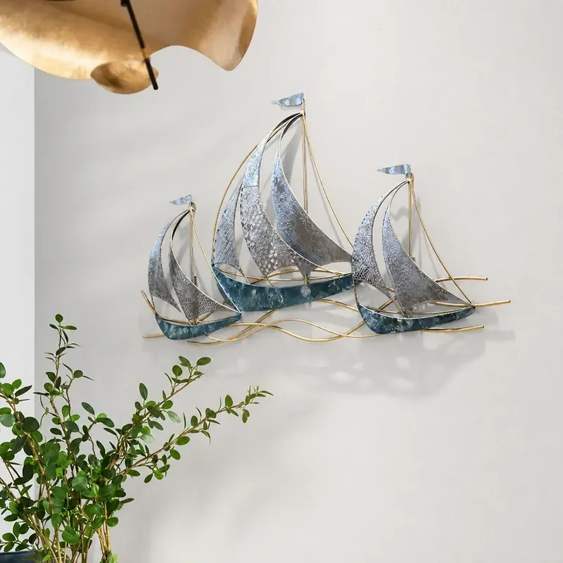 Wrought Iron Wall Decoration Pendant Living Room Sofa Background Wall Hanging Ornament Home Decor
