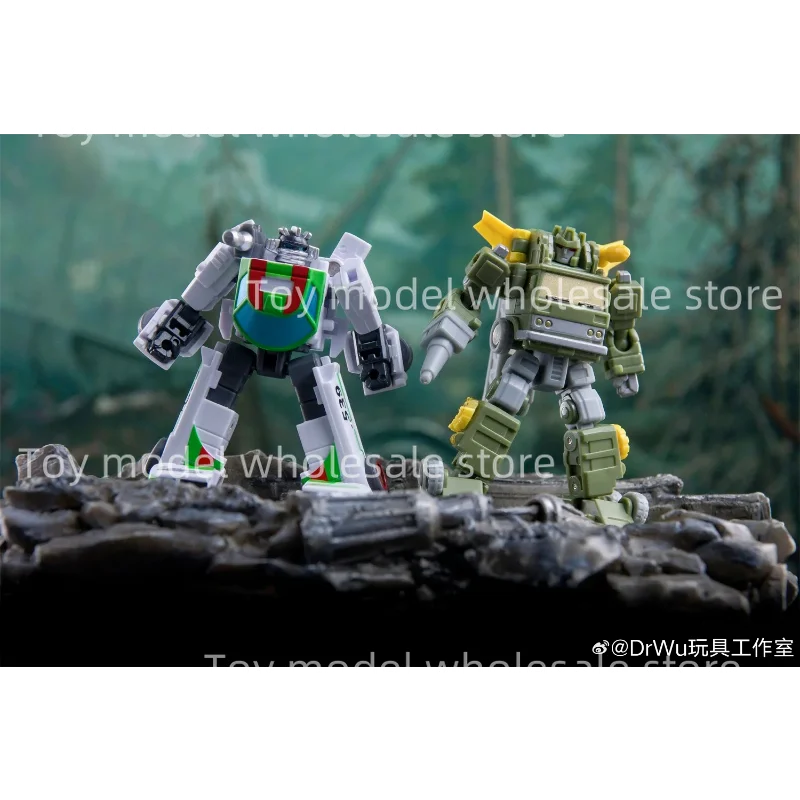 [IN STOCK] Transformation Dr.Wu DW-E30 DW-E24M IRON JACK Wheeljack Inferno DW-E33 DW-E30M Bulkhead Mini Action Figure With Box