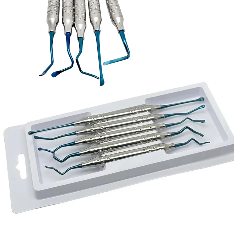 

Dental Implant Surgical Kit Periodontal Ligament Separator & Bone Vista Tunneling Titanium Set