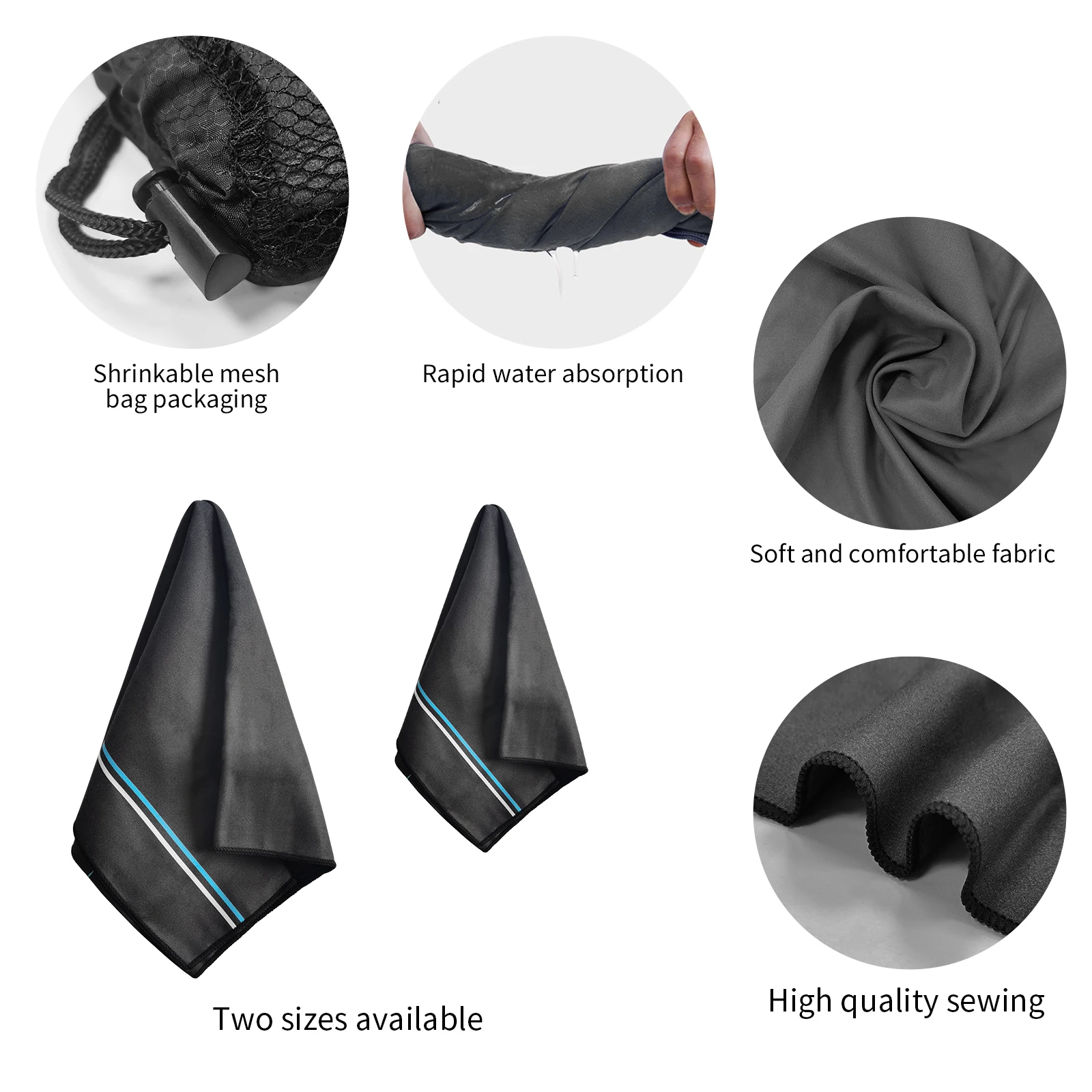 AQUA Asciugamano da viaggio ul - Travel Towel Quick Dry recensione e prezzo