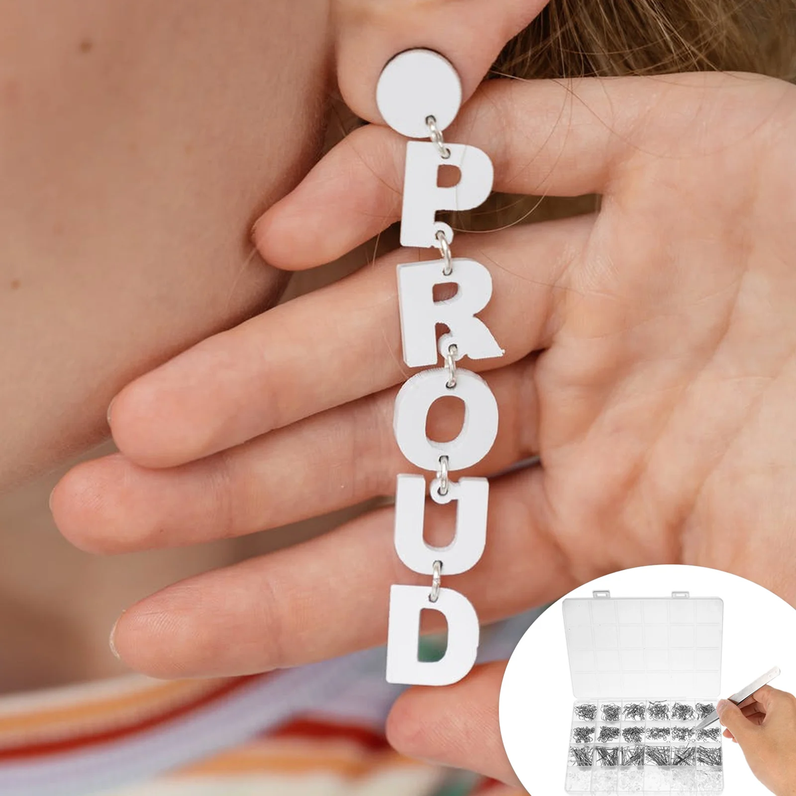 

1Set Earring Hooks Clasp Jewelry Making Hook Easy Wear Take Off Fashionable Personalized Elegant Visual Experience