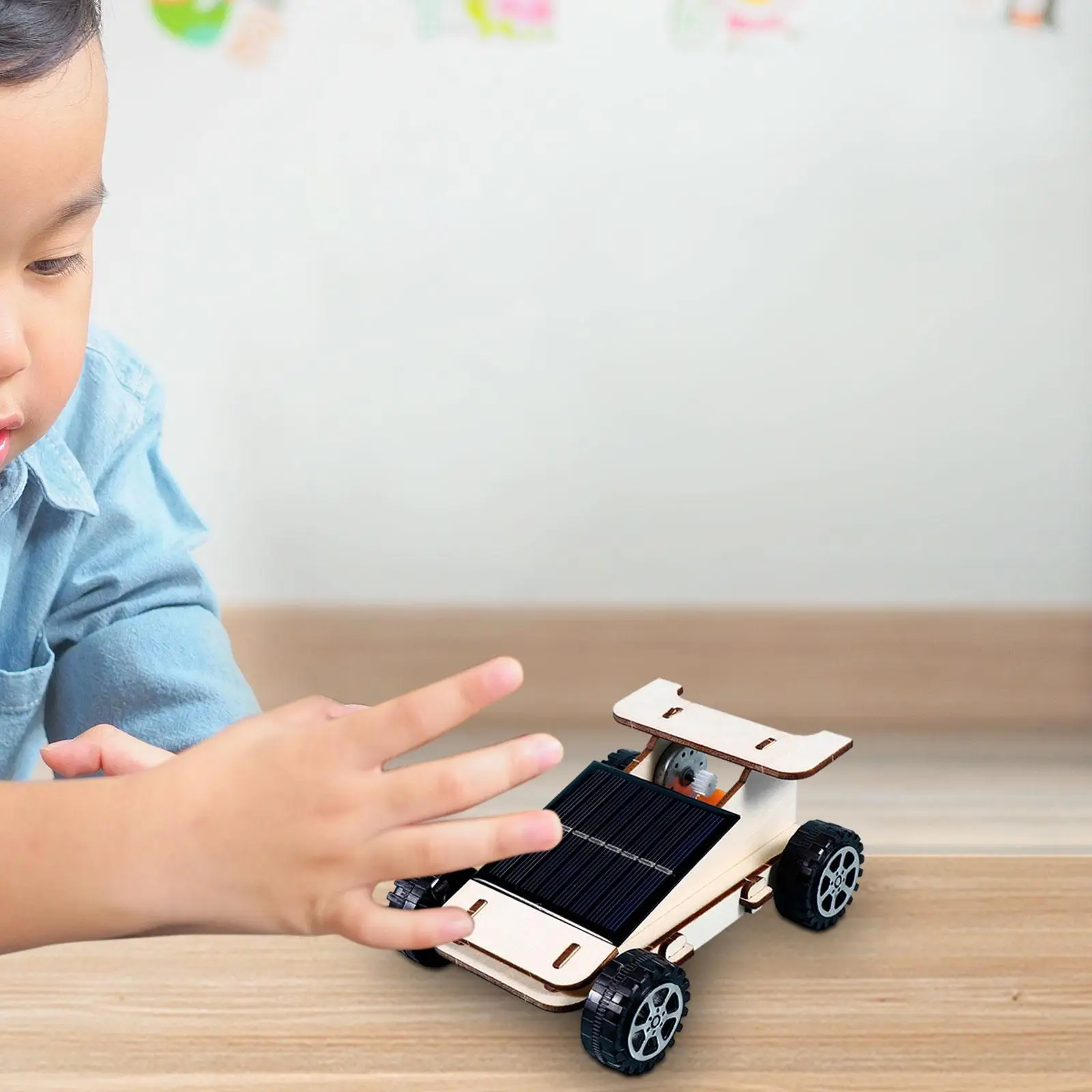 

Children DIY Assemble Solar Power Car Toy Kit Boys Girls Gift 3D Puzzle Toys