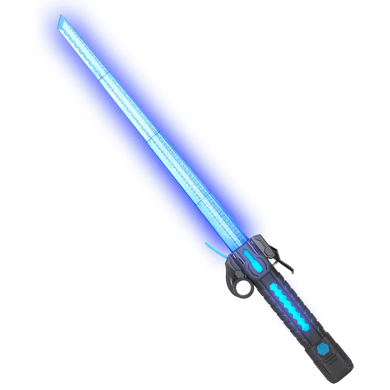 Heißer Verkauf Laser Schwert Wissenschaft Raum Design Sieben-Farbe Lichteffekte Dynamische Soundeffekte Cosplay Rollenspiel Geburtstag für Kinder