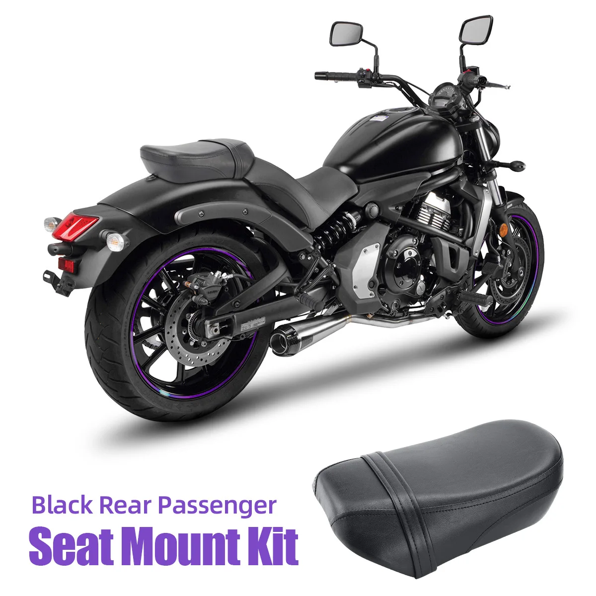 

S650 Motorcycle seat bag Seat cushion driver passenger seat cushion For Kawasaki Vulcan S 650 VN650 2015-2022