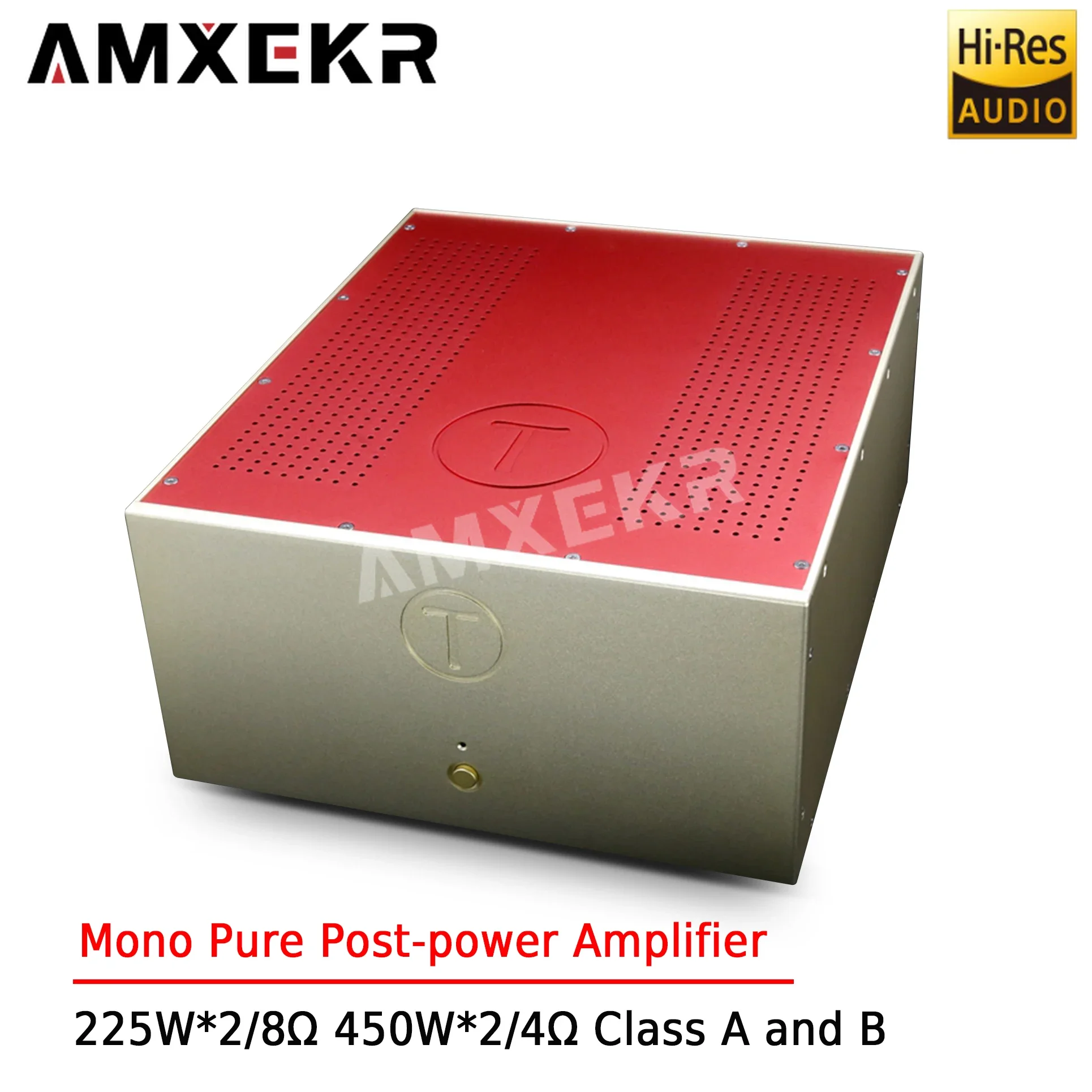 

AMXEKR MASTER Enthusiast 225W*2/8Ω 450W*2/4Ω Class A and B Mono Pure Post-level Amplifier T9.3 Factory Direct