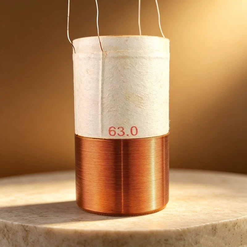 1PC Shevchenko High Power 63mm Voice Coil 2-Layer Outer Wound Wire Replacement for US dD 63 Core Subwoofer