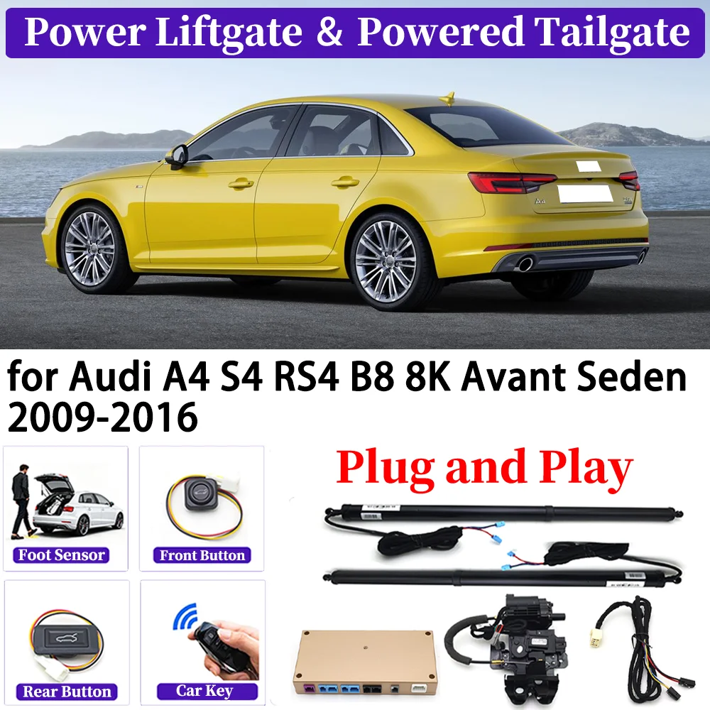 for Audi A4 S4 RS4 B8 8K Avant Seden 2009-2016 OEM Upgrade Car Automatic Power Liftgate Kit Smart Auto Electric Tailgate System