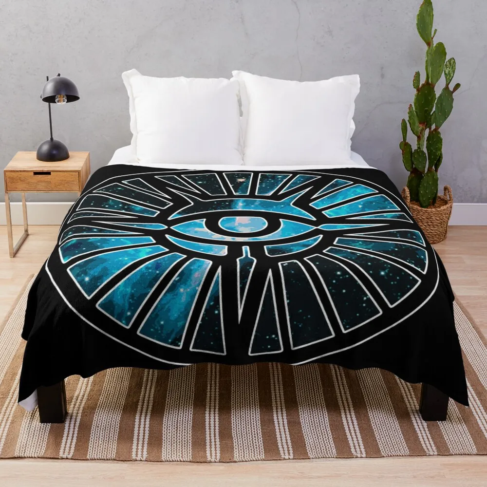 

Mage's Guild Eye Magnus Scrolls Fantasy Elder Online MMO RPG Gamer Gaming Game Magic Mundus Throw Blanket manga Blankets