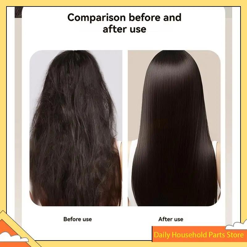 【Gran venta】Mini peine caliente negativo, cepillo alisador portátil inalámbrico, alisador de pelo para mujeres C