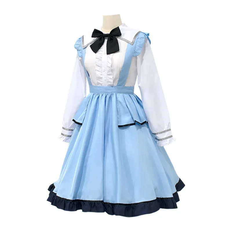 Wonderlands×Showtime Akiyama Mizuki Cosplay Costumes Colorful Stage Feat Role Play Maid Clothes Wig Full Suit Women Lady Gift