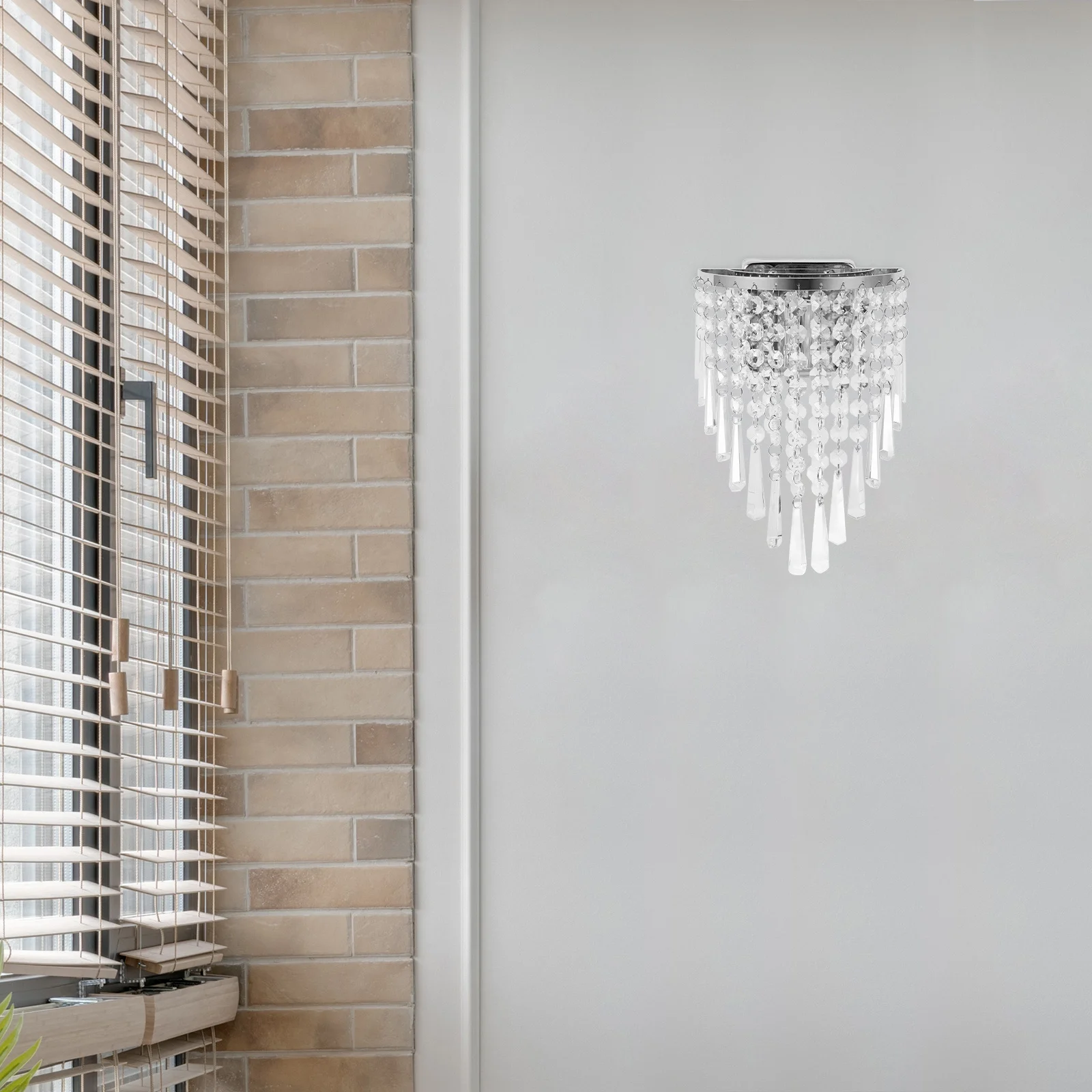 

Modern Semi Circular Crystal Lights Led For Bedroom Living Room Decor Light Wall Mount Decorative Wall Lamp