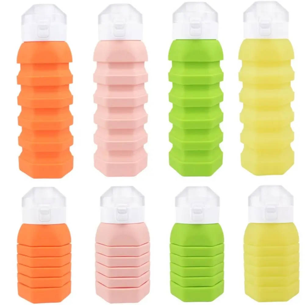 

Large-capacity Outdoor Sports Water Bottle Retractable Leak Proof Collapsible Sport Bottle Reuseable Creative