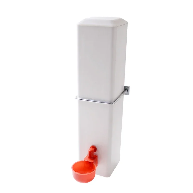 PVC Single Port Pipe Chicken Water Drinker 3.6 L Automatic Refill Chick Cup Drinker