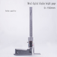 1pcs Metal Digital Height Gauge Depth Gauge Measuring Tool Scale Vernier Caliper Carbide Scribe 0-150mm Woodwork Milling Cutter