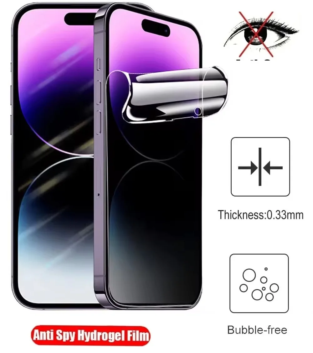 Anti Spy Privacy Hydrogel Film For Samsung Galaxy M31 Prime M21s M21 2021 A03S A04S A32 5G A42 5G F13 Jump 2 Screen Protector