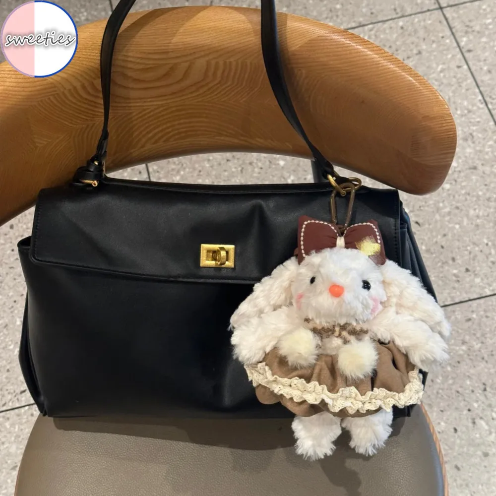 لطيف لوب الأذن أرنب أفخم دمية المفاتيح فتاة حقيبة أرنب ألعاب من نسيج مخملي قلادة #3