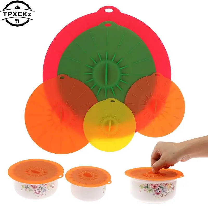Cubierta de silicona para cuenco de microondas, tapa de olla para envolver alimentos frescos, tapa de sartén, tapa de cuenco, herramientas de cocina, 26cm, 1 unidad