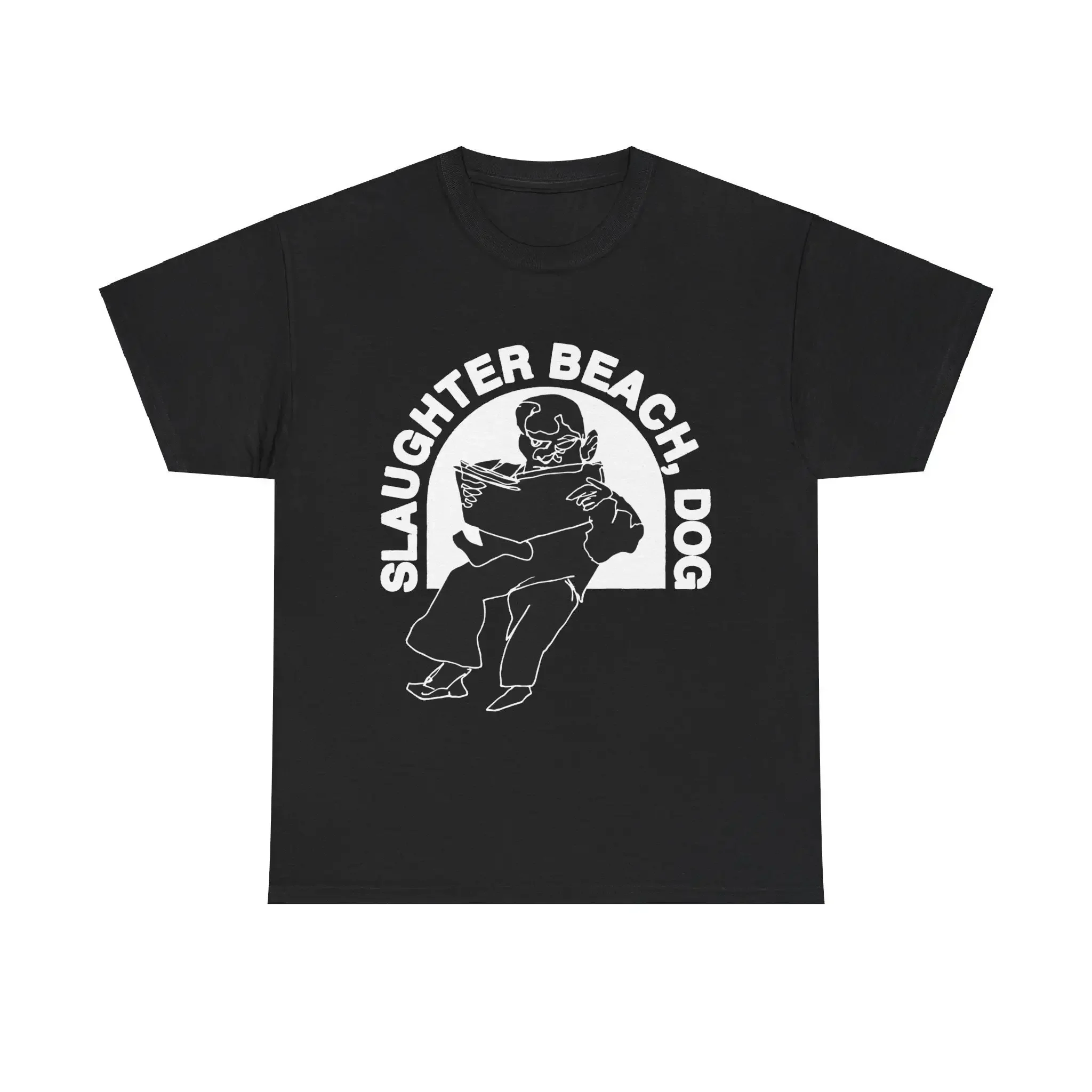 Vintage Slaughter Beach Dog Gift T Shirt Rock Heavy Cotton