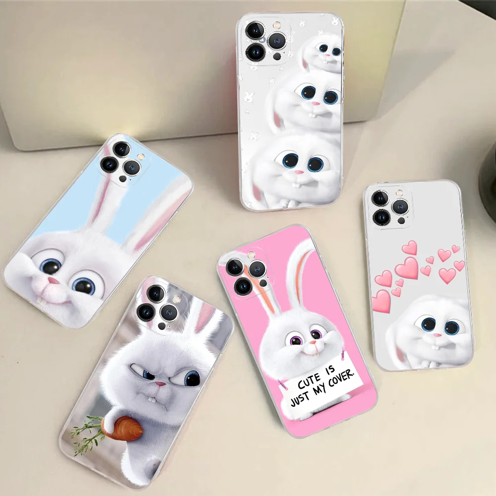 

Cartoon Cute Anime R-RabbitS Phone Case Silicone Soft For Iphone 15 14 13 12 11 Pro Mini XS MAX 8 7 6 Plus X XS XR Cover