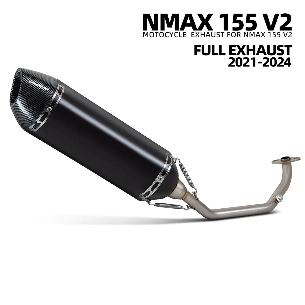 

NMAX 155 Exhaust full System For Yamaha NMAX 125/155 2021-2024 Tricity 125/155 2023-2025 Moto Escape Manifold scooter muffler