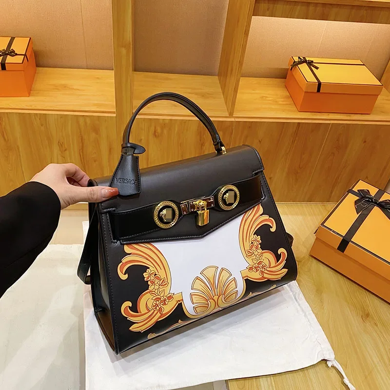 2025 New Women's Bag - Large Capacity Shoulder Bag, Trendy Temperament Crossbody Bag, High-End Versatile Underarm Kelly Bag