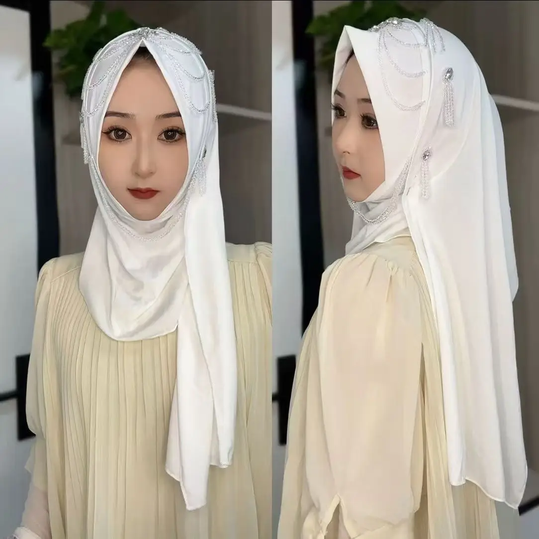 

Бесплатная доставка, хиджаб, мусульманская женская шаль, головной платок, роскошный шифоновый шарф с кисточками, Малайзия Куфи, ислам, летний студенческий тюрбан 05438