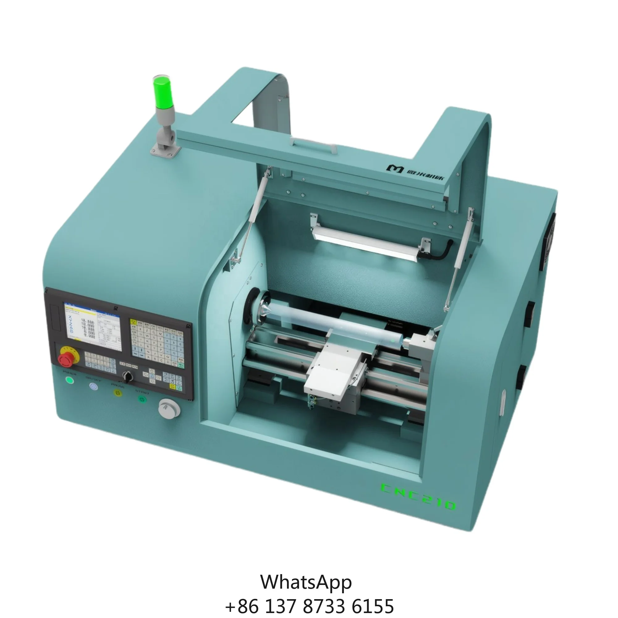 

CNC210 Lathe 0.01mm Positioning Accuracy For Hardware Parts Processing