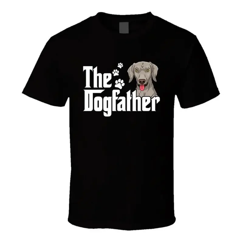 Weimaraner The Dogfather Father's Day T Shirt
