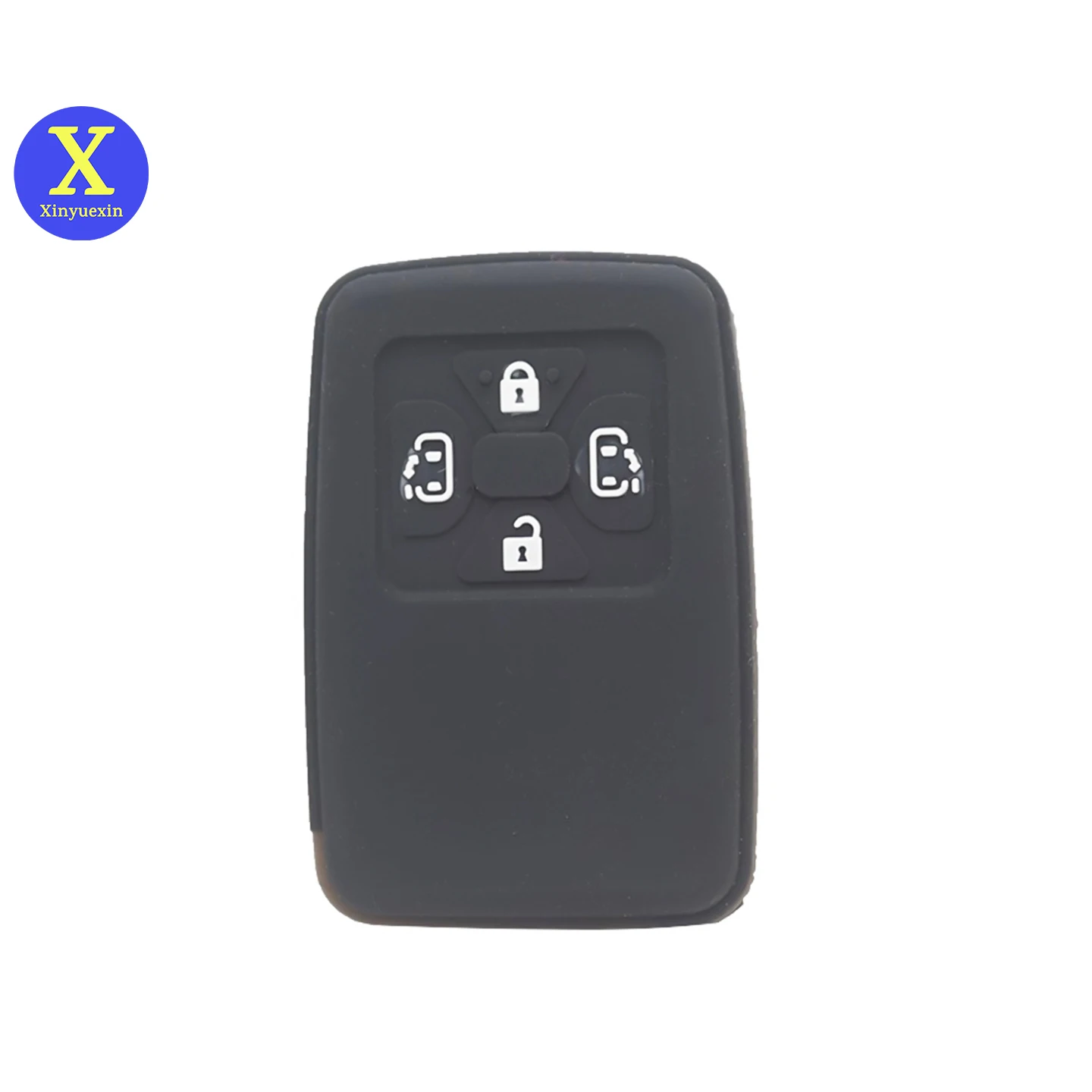 

Силиконовый чехол для смарт-ключа Xinyuexin, сумка для Toyota Noah RAV4 Corolla Yaris, 4-кнопочный пульт дистанционного управления, 2 шт./лот
