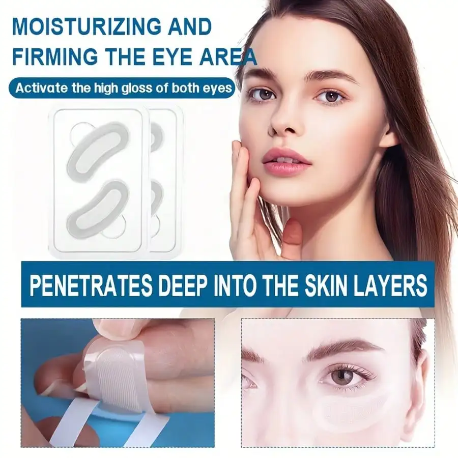 4/2 Stücke Hyaluronsäure-Mikronadel-Augenmaske mit Retinol, Tiefenfeuchtigkeitspflege, Straffung und Mikronadel-Patch – Detail 11