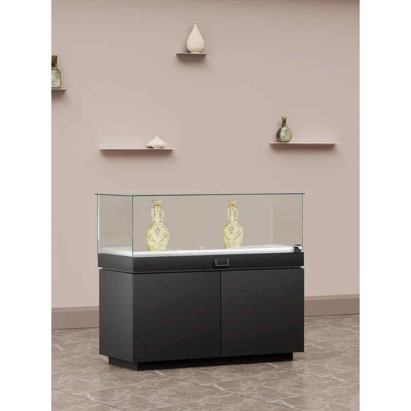 Glass display cabinet, jewelry and jade antique cultural display cabinet