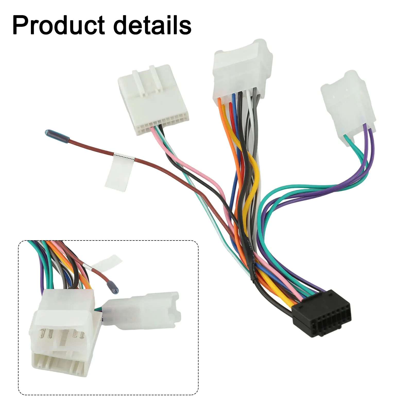 Car Stereo Radio For ISO Wiring Harness Car Stereo Wiring Harness Adapter 12V For Toyota For Highlander For Camry For Corolla