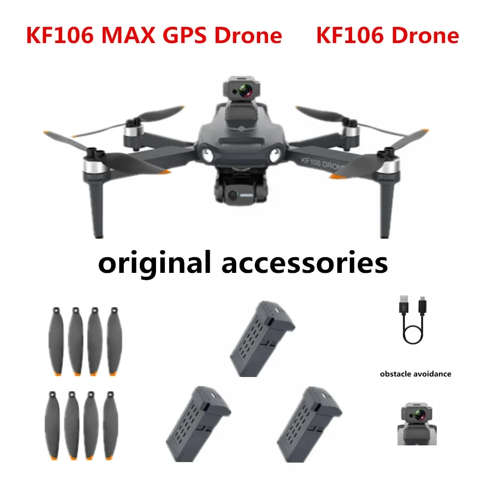 

KF106 MAX GPS Drone Original Accessories Battery / Propeller Maple Leaf Spare Parts For KF106 Drones Parts