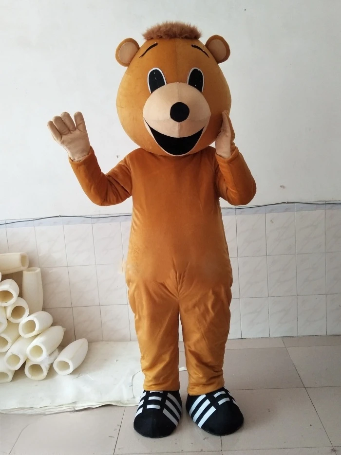 

Brown Bears Mascot Costume Cartoon Fancy Dress Cosplay Costume Halloween Fancy Dress Christmas Party Maskote Factory direct