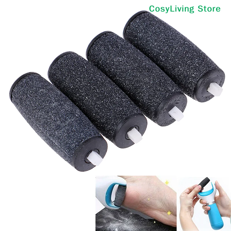 [CL]4Pcs Foot File Tools Pedi Hard Skin Remover Refills Coarse Replacement Refill Roller Head For Electric Pedicure[CL]