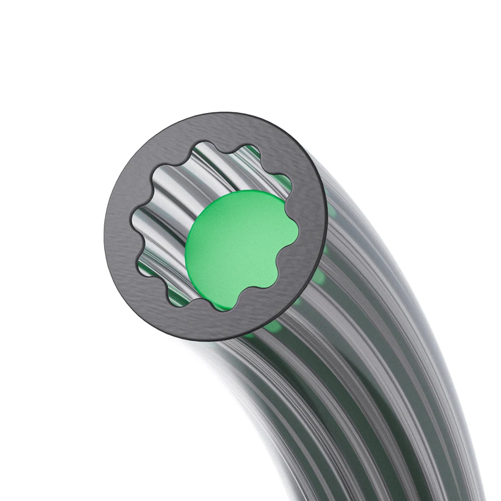 ملحقات طابعة Creality ثلاثية الأبعاد أنبوب PTFE منخفض المقاومة على شكل نجمة 4M تدفق فائق النعومة ومقاوم للحرارة ومتانة معززة