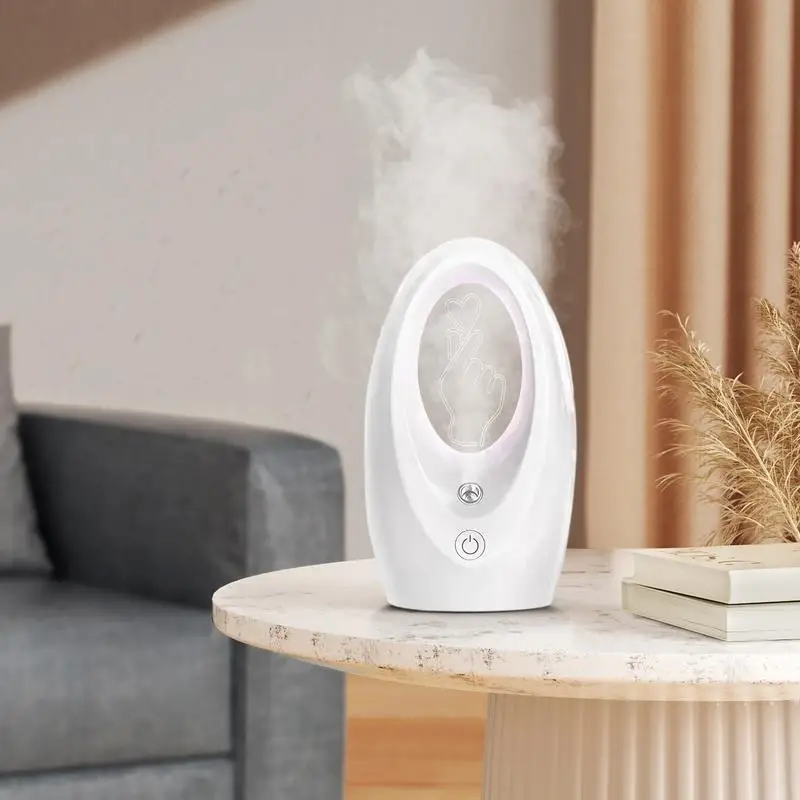 Humidifier For Bedroom Small Desk Humidifier With Light Auto Shut Off Quiet Oil Diffuser Night Lights And Aromatherapy Machine