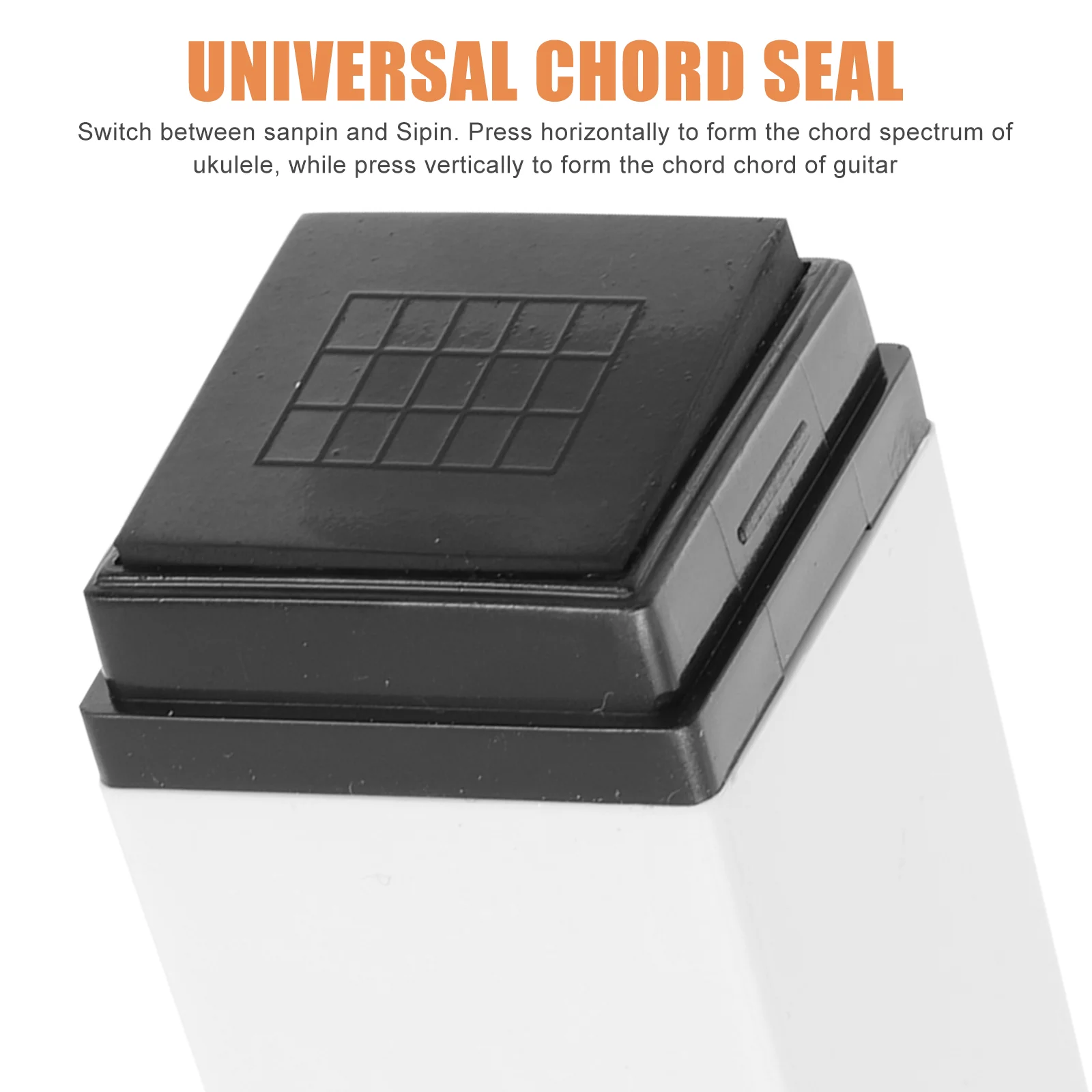 2 Pcs Guitar Chord Stamp Ink Musical Instruments Spectrum Making Seal Training Tool Chords Learning