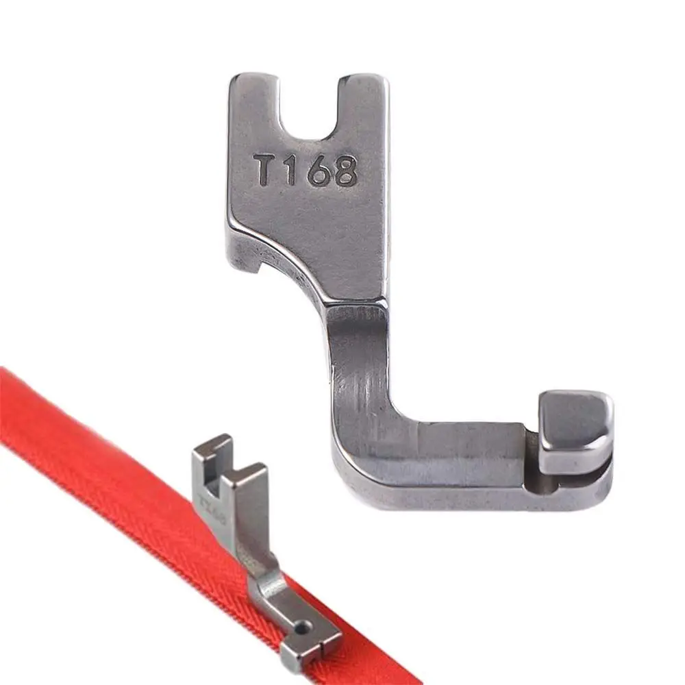 

Labor-saving Industrial Thin Steel Single-Sided Sewing Machine Sewing Tools Zipper Presser Foot Sewing Accessories #S518L/T168