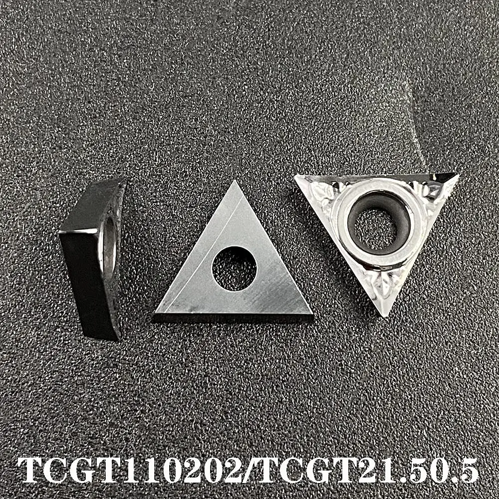 External Indexable Turning Carbide Insert TCGT21.50.5 TCGT110202  TCGT21.51 TCGT110204 TCGT21.52 TCGT110208 for Aluminum Alloy